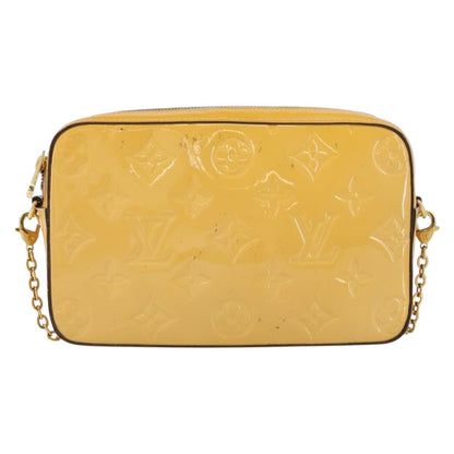 Louis Vuitton LOUIS VUITTON Monogram Vernis Camera Pouch Rose Valerine M64058 LV Authentic BA8067 Bag