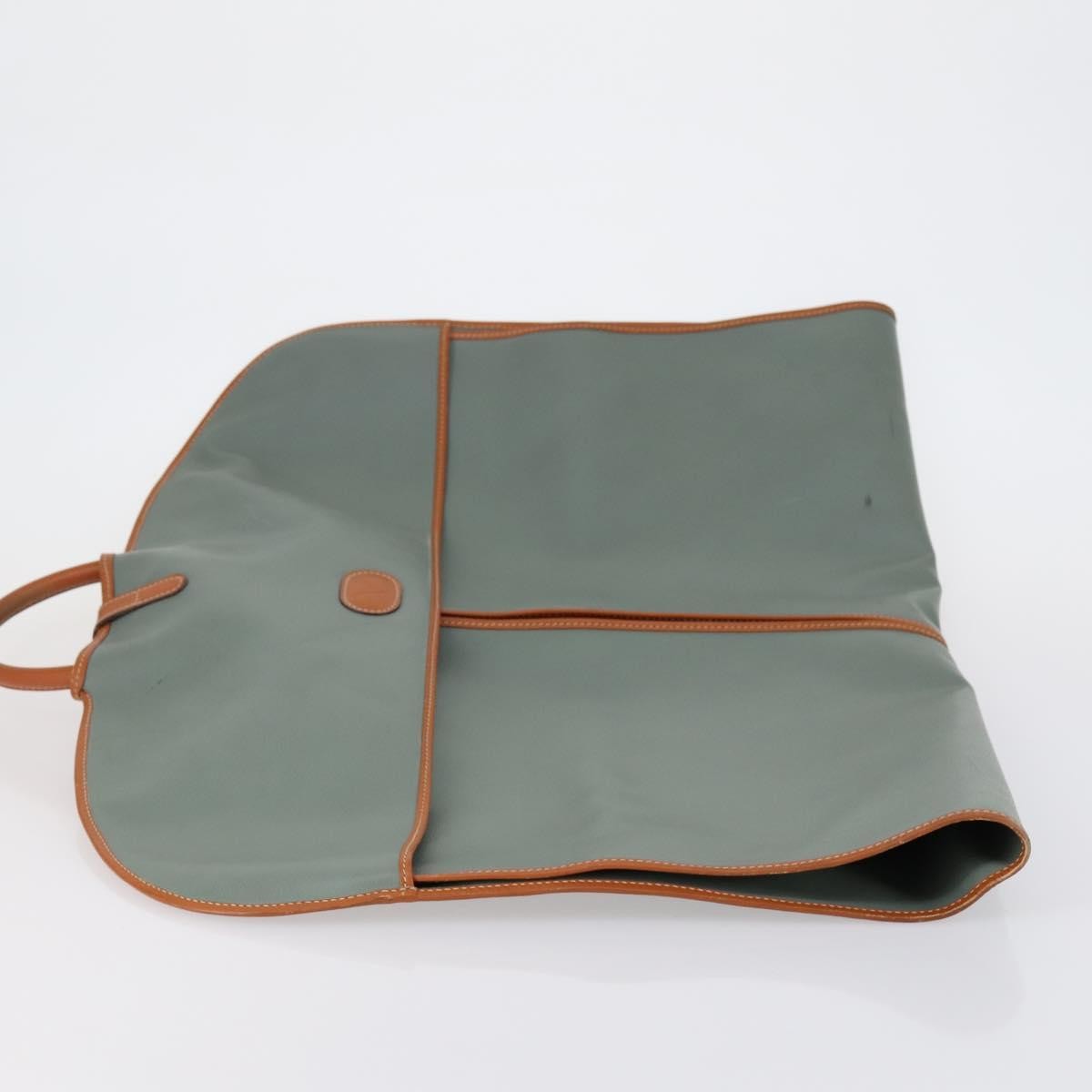 Valentino VALENTINO Garment Cover Leather Green Gold Authentic bs31394 Bag