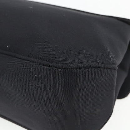Salvatore Ferragamo Salvatore Ferragamo Vala Shoulder Bag Nylon Black Silver Authentic 162155