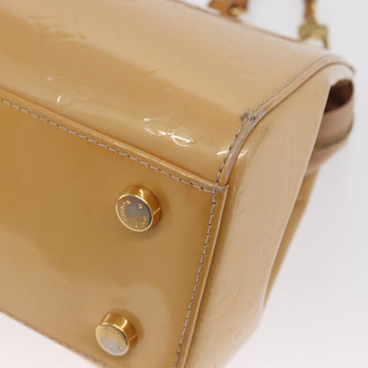 Louis Vuitton LOUIS VUITTON Monogram Vernis Blair MM Hand Bag Rose Velur M91588 Authentic BA10196