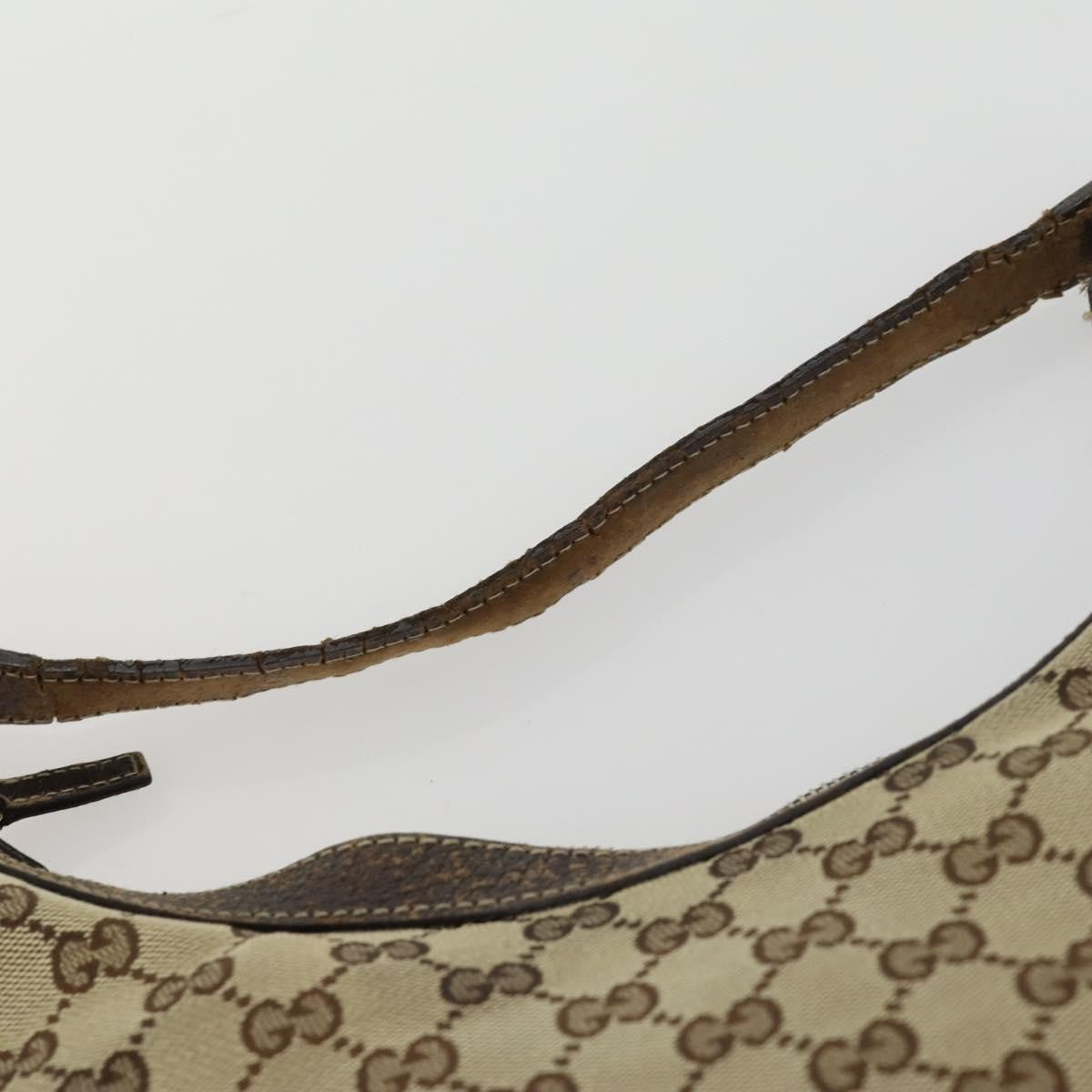 Gucci GUCCI GG Canvas Shoulder Bag 2 Set Beige Authentic bs31982