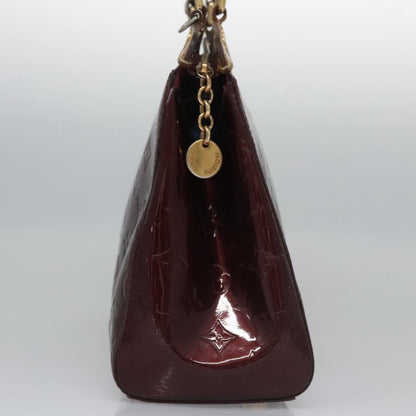 Louis Vuitton LOUIS VUITTON Vernis Blair MM Hand Bag 2way Rouge Favist M91690 LV Authentic EC506