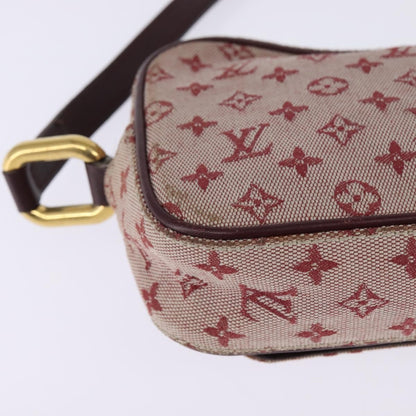 Louis Vuitton LOUIS VUITTON Monogram Mini Juliet MM Shoulder Bag Red M92219 LV Authentic 145345