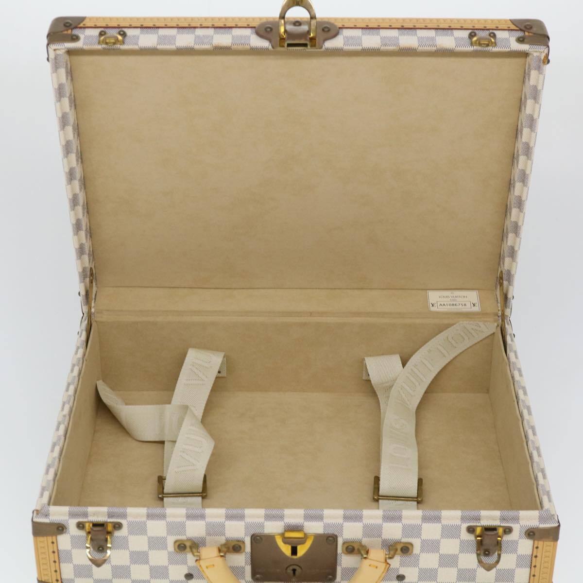 Louis Vuitton LOUIS VUITTON Damier Azur Cotteville 45 Trunk SPO LV Authentic 38808SM Bag