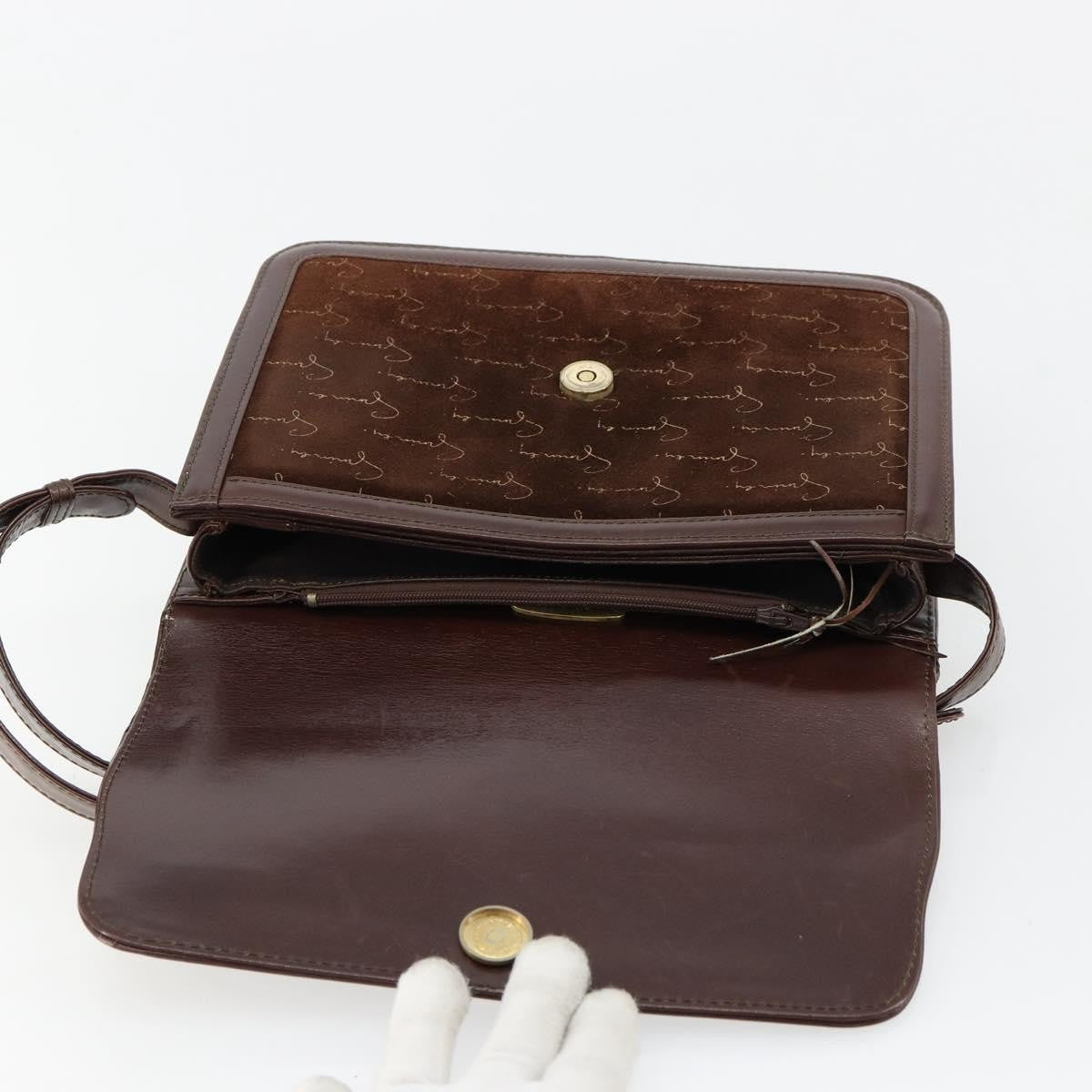 Givenchy GIVENCHY Shoulder Bag Suede Brown Gold Authentic bs35122