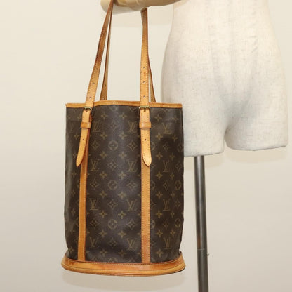 Louis Vuitton LOUIS VUITTON Monogram Bucket GM Shoulder Bag M42236 LV Authentic 138021