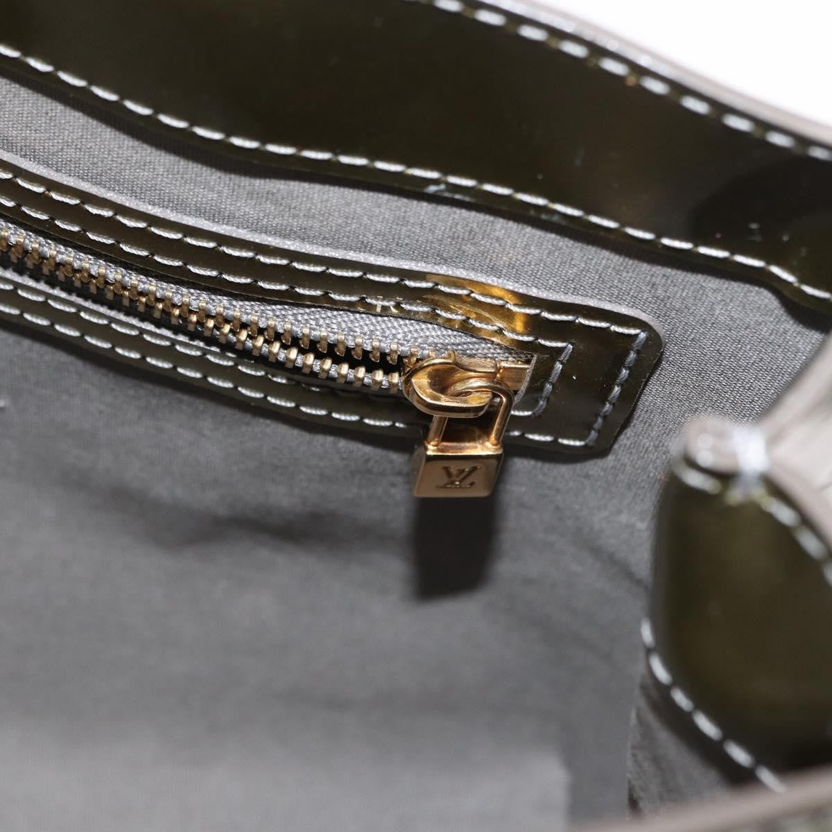 Louis Vuitton LOUIS VUITTON Monogram Vernis Wilshire PM Bag Gris Art Deco M91627 Authentic 156778