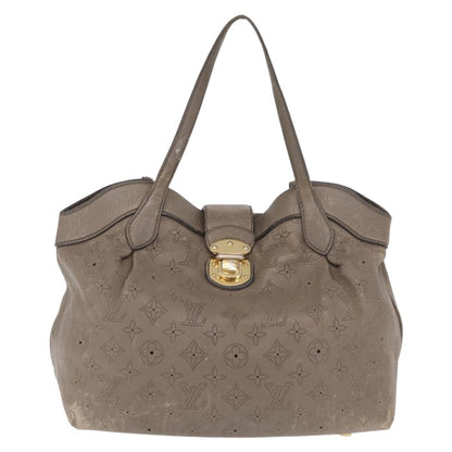 Louis Vuitton LOUIS VUITTON Mahina Shiels PM Hand Bag Leather Opal M93084 LV Authentic BA10353