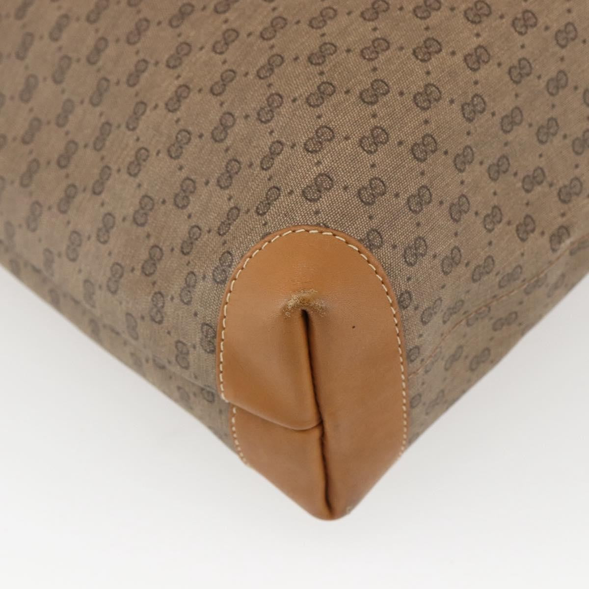 Gucci GUCCI Micro GG Supreme Tote Bag PVC Beige Gold 002 39 0054 Authentic ep13221