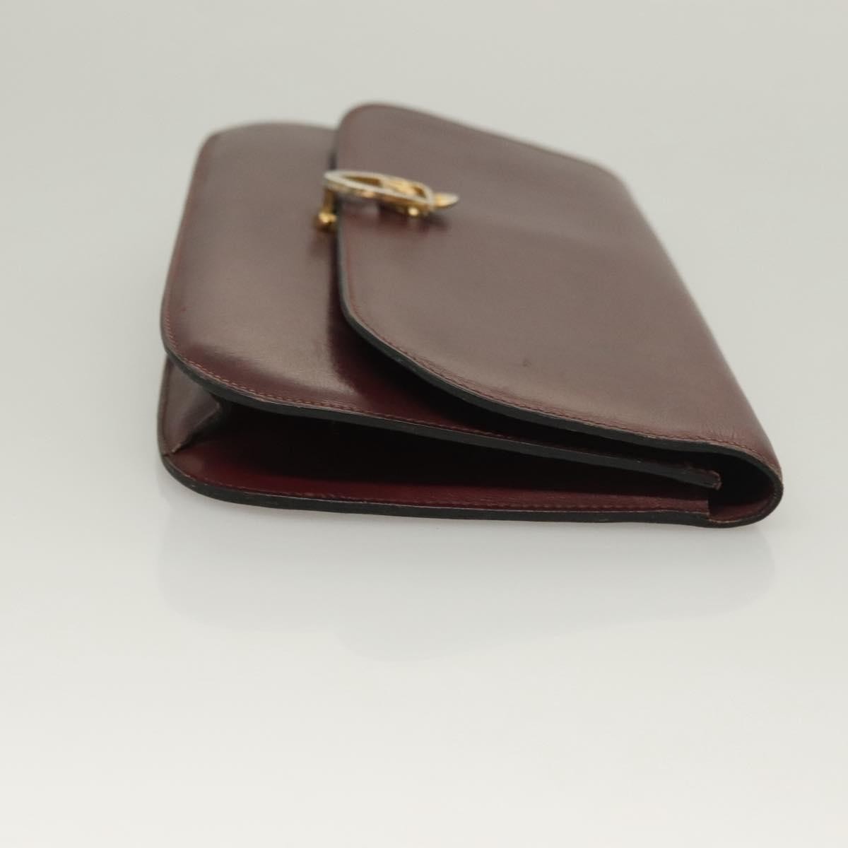 Celine CELINE Macadam Canvas Pouch Clutch Bag 2 Set Brown Authentic yk18950