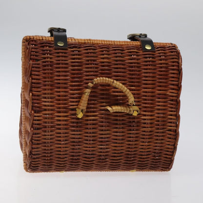 Givenchy GIVENCHY Hand Bag Raffia Brown Authentic BD1504