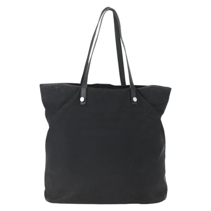 Prada PRADA Tote Bag Nylon Black Silver Authentic 160717
