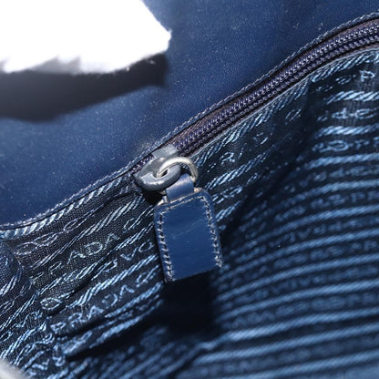 Prada PRADA Tote Bag Harako leather Navy Authentic 167194