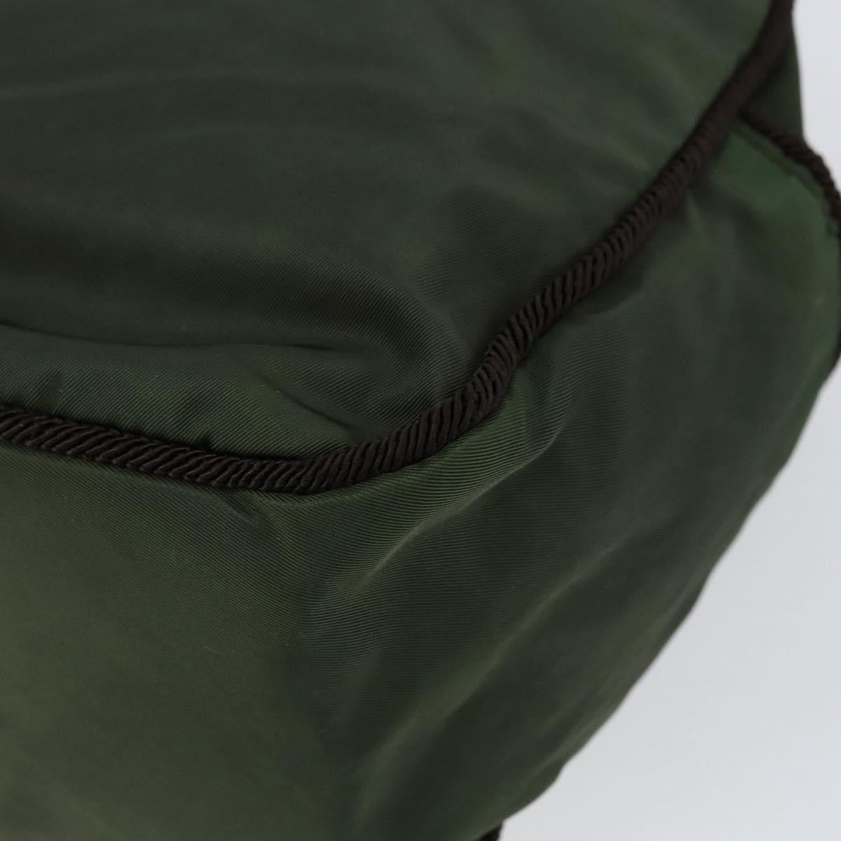 Prada PRADA Hand Bag Nylon Green Authentic 153060