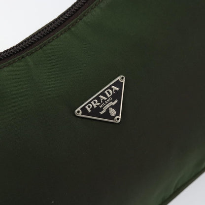 Prada PRADA Hand Bag Nylon Green Authentic 152801