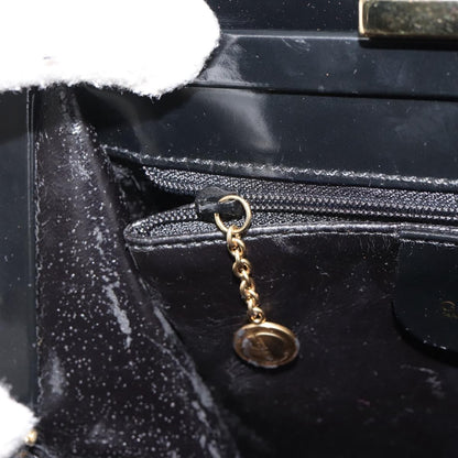 Gucci GUCCI Tote Bag Patent leather Black Gold 001 781 1735 Authentic bs35287
