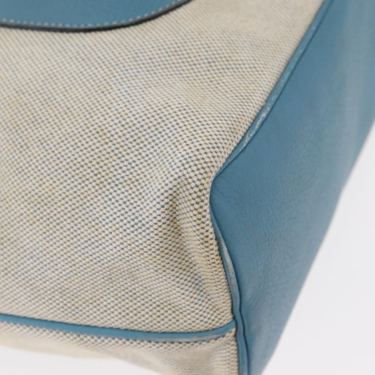 Hermès Hermès HERMES Tote Bag Canvas Gray Silver Authentic ep12780