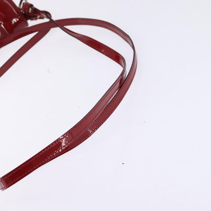 Chloé Chloé Chloe 2way Pouch Enamel Red Gold Authentic bs29581 Bag