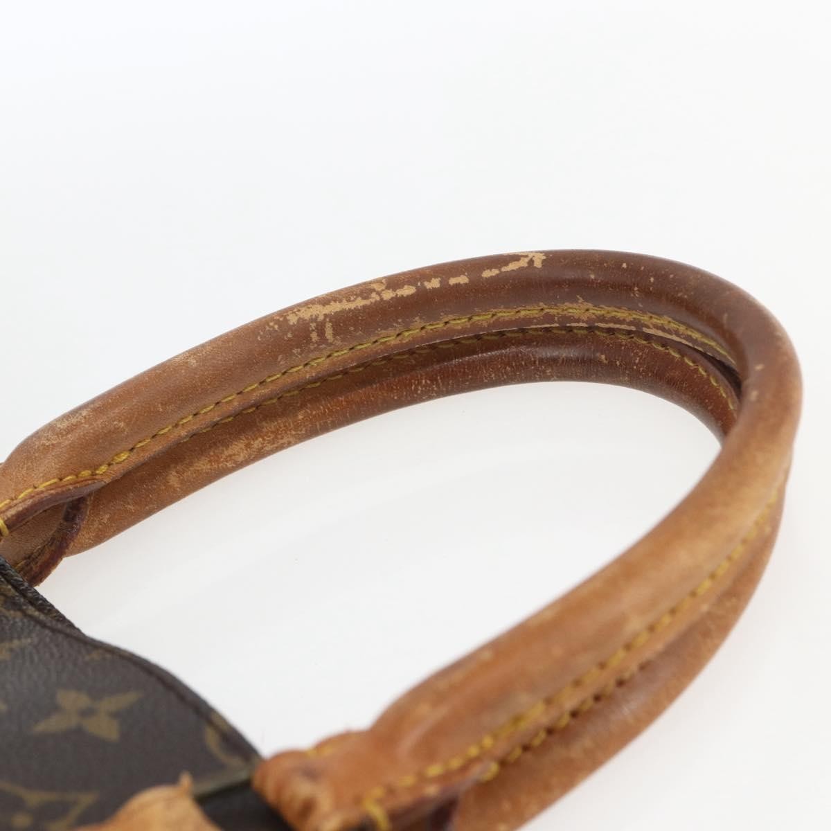 Louis Vuitton LOUIS VUITTON Monogram Sac Plat Hand Bag M51140 LV Authentic 162736