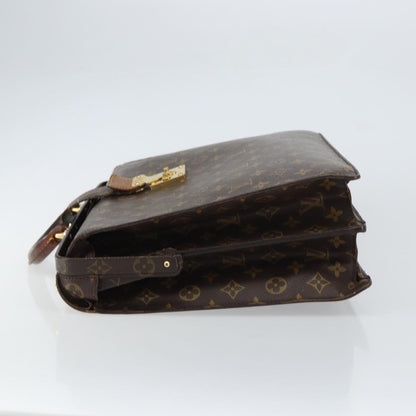 Louis Vuitton LOUIS VUITTON Monogram Serviette Fermoir Business Bag M53305 LV Authentic bs32001