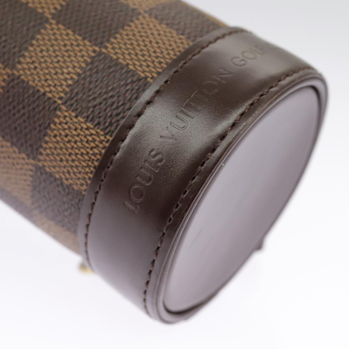 Louis Vuitton LOUIS VUITTON Damier Ebene GOLF CUP 2002 HAWAII Golf Ball Case M99119 Authentic 9... Bag