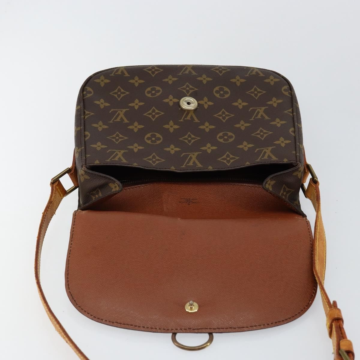 Louis Vuitton LOUIS VUITTON Monogram Saint Cloud GM Shoulder Bag M51242 LV Authentic bs30024