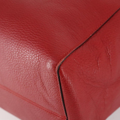 Gucci GUCCI Swing Tote Bag Leather Red Gold 354397 Authentic 144275