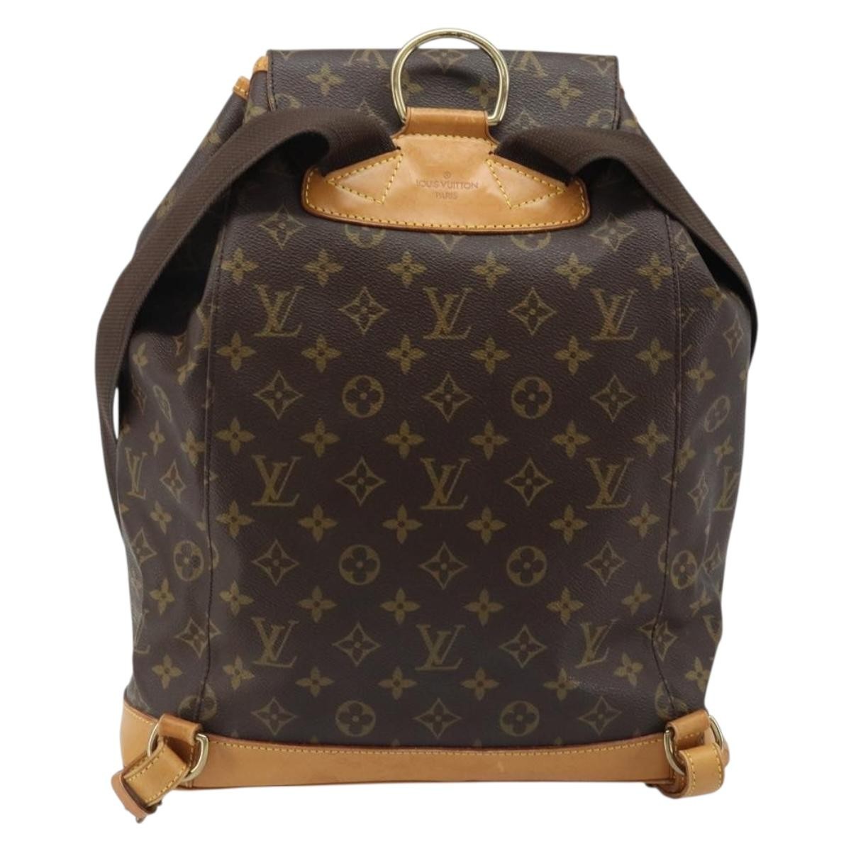 Louis Vuitton LOUIS VUITTON Monogram Montsouris GM Backpack M51135 LV Authentic ARZ520A Bag