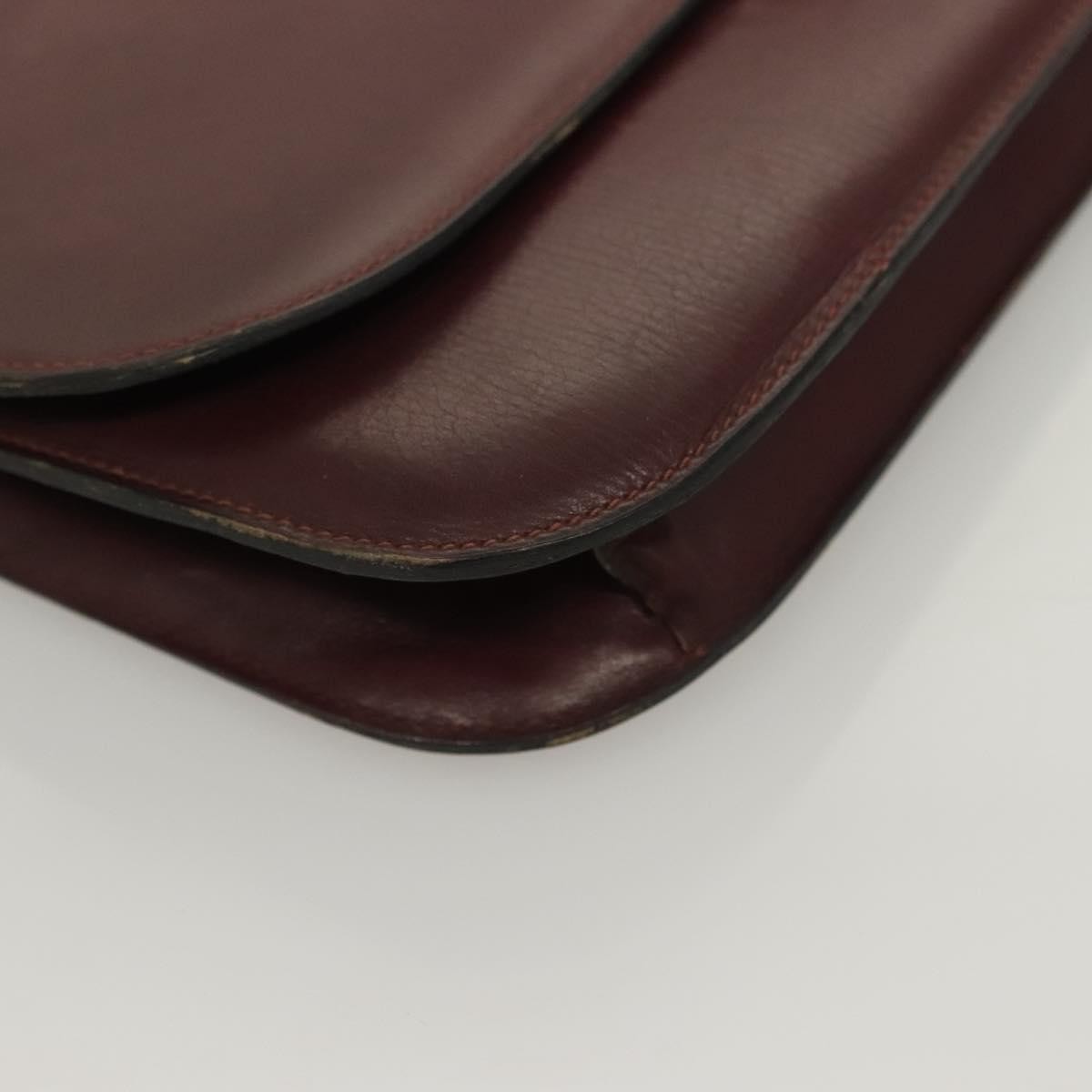 Celine CELINE Macadam Canvas Pouch Clutch Bag 2 Set Brown Authentic yk18950