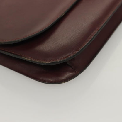 Celine CELINE Macadam Canvas Pouch Clutch Bag 2 Set Brown Authentic yk18950