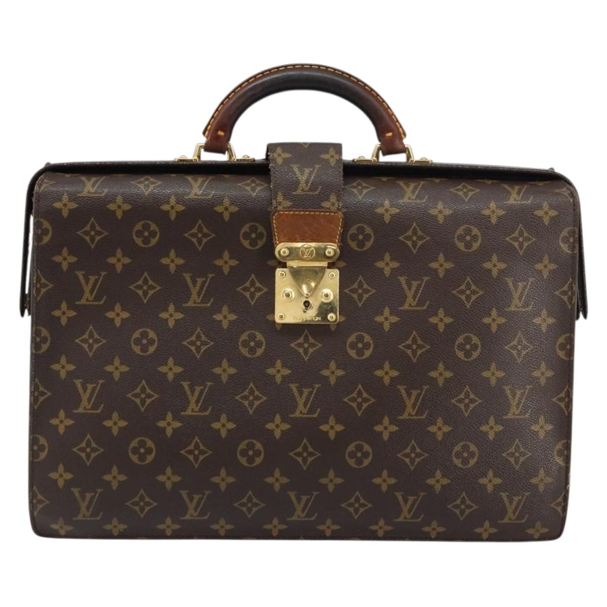 Louis Vuitton LOUIS VUITTON Monogram Serviette Fermoir Business Bag M53305 LV Authentic bs32001
