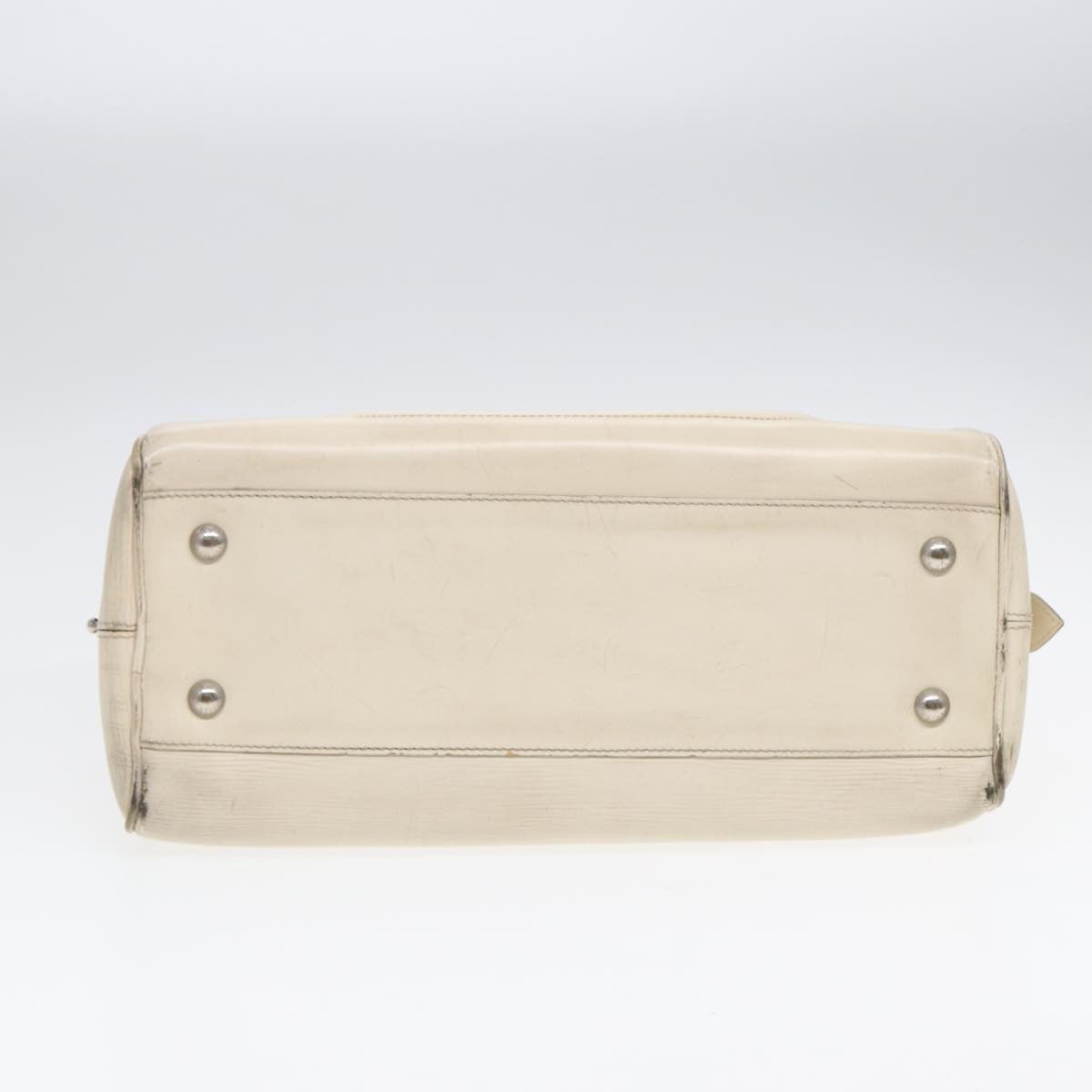 Louis Vuitton LOUIS VUITTON Epi Boring Montaigne GM Hand Bag White Yvoire M5931J LV Authentic 87942