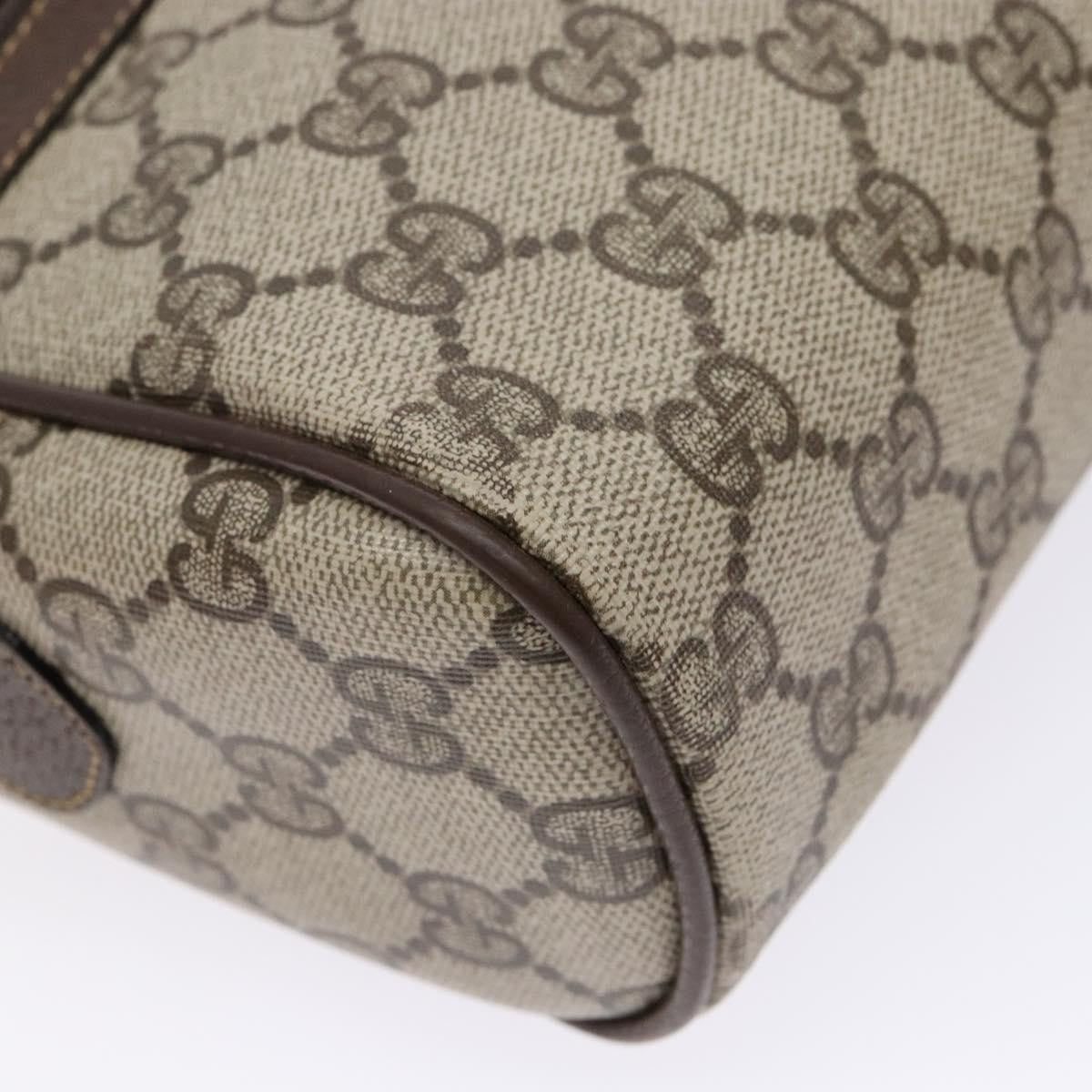 Gucci GUCCI GG Supreme Web Sherry Line Shoulder Bag PVC Beige 001 4071 5 Authentic gh717