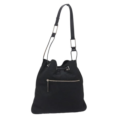 Gucci GUCCI Shoulder Bag Canvas Black Silver 001 4021 Authentic ep9915