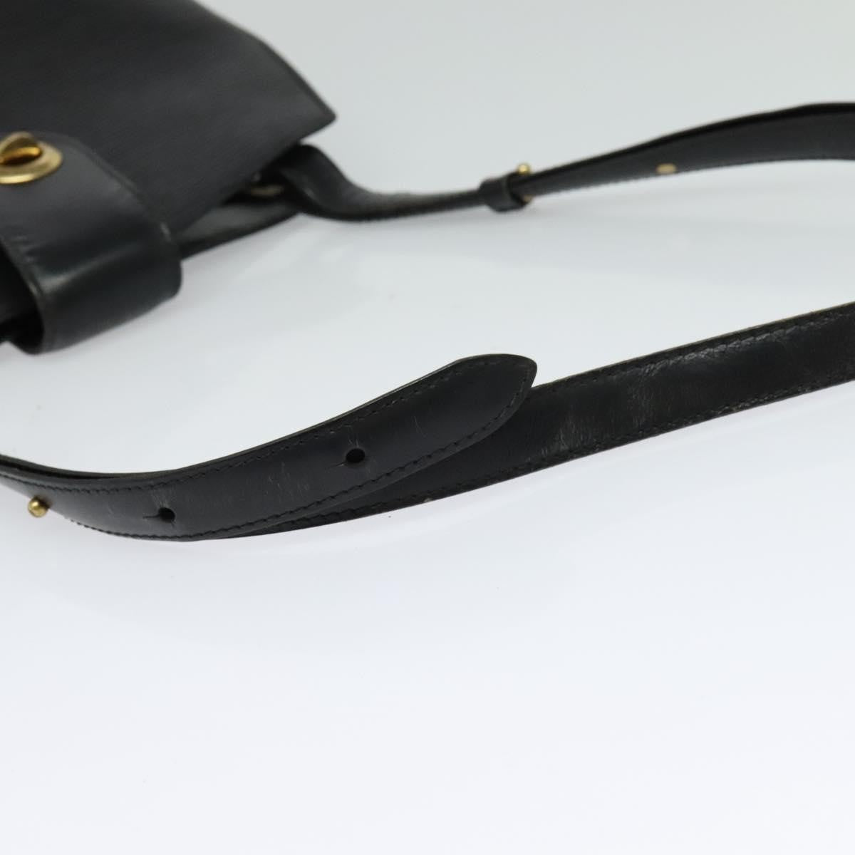 Louis Vuitton LOUIS VUITTON Epi Cluny Shoulder Bag Black M52252 LV Authentic bs24496