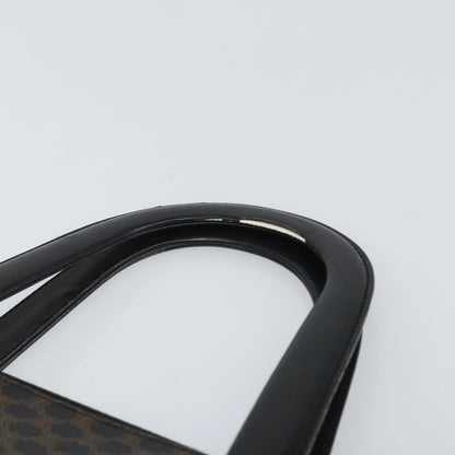 Celine CELINE Macadam Canvas Tote Bag PVC Leather Black Gold Authentic 168706