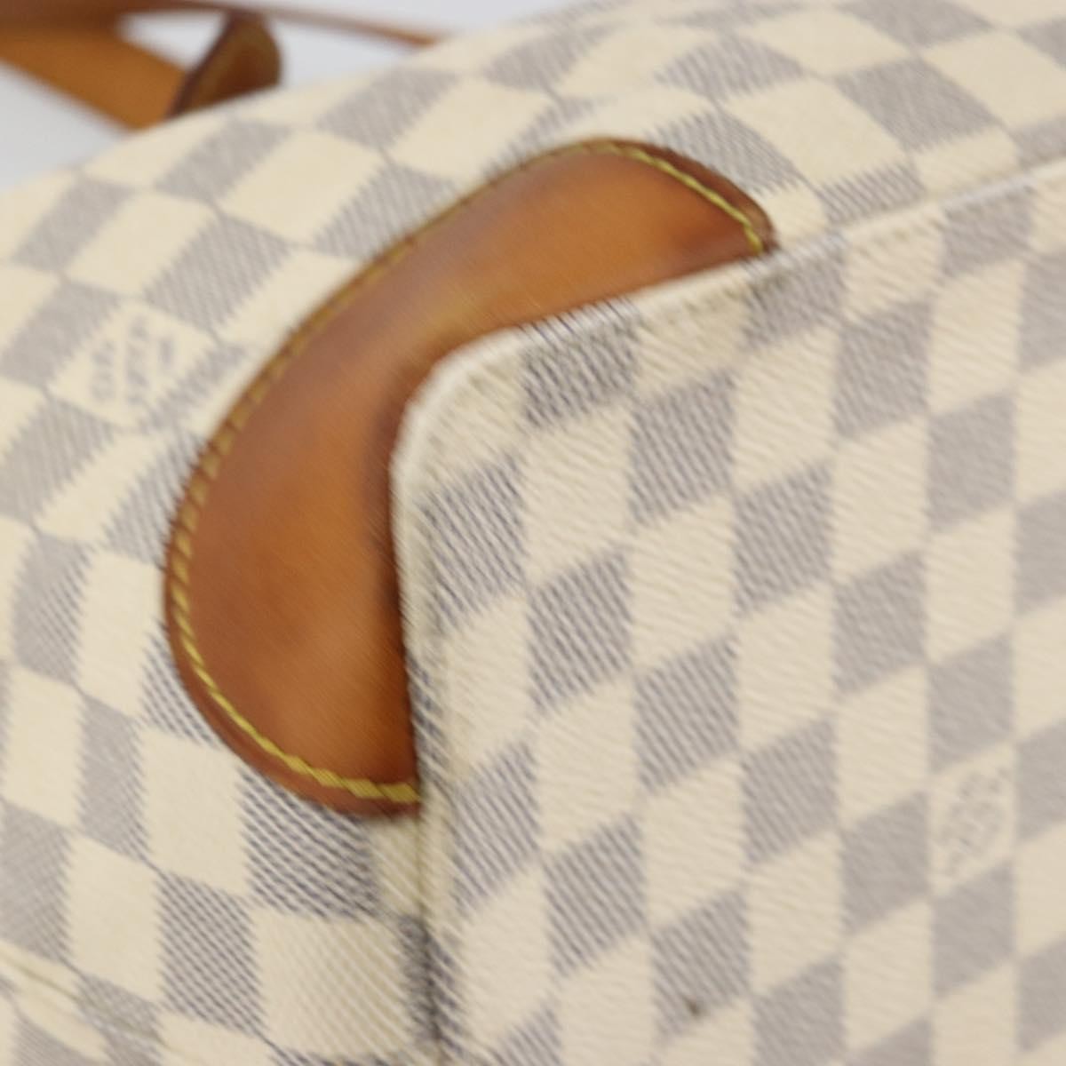 Louis Vuitton LOUIS VUITTON Damier Azur Hampstead MM Tote Bag N51206 LV Authentic ep14515