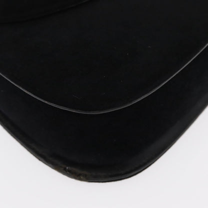 Gucci GUCCI Hand Bag Suede Black Authentic 153123