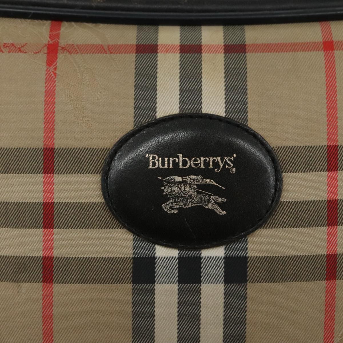 Burberrys Burberrys Nova Check Shoulder Bag Canvas Beige Authentic th5571