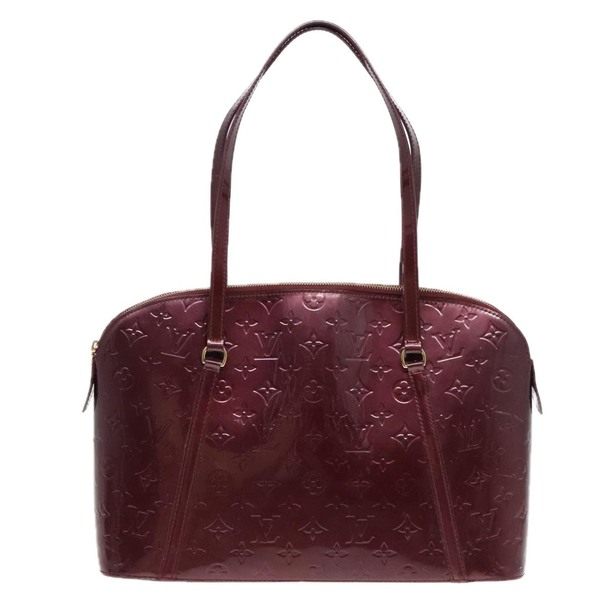 Louis Vuitton LOUIS VUITTON Monogram Vernis Avalon zip Hand Bag Amarante M91594 LV Authentic mr482