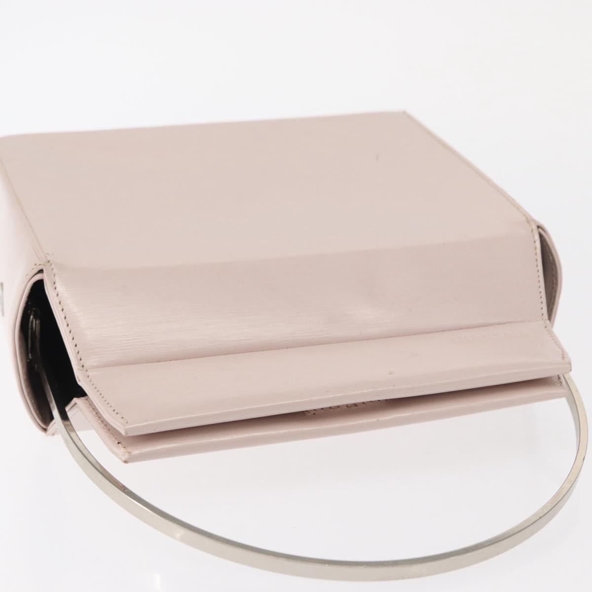 Givenchy GIVENCHY Hand Bag Leather Pink Silver Authentic bs30997