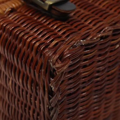 Givenchy GIVENCHY Hand Bag Raffia Brown Authentic BD1504
