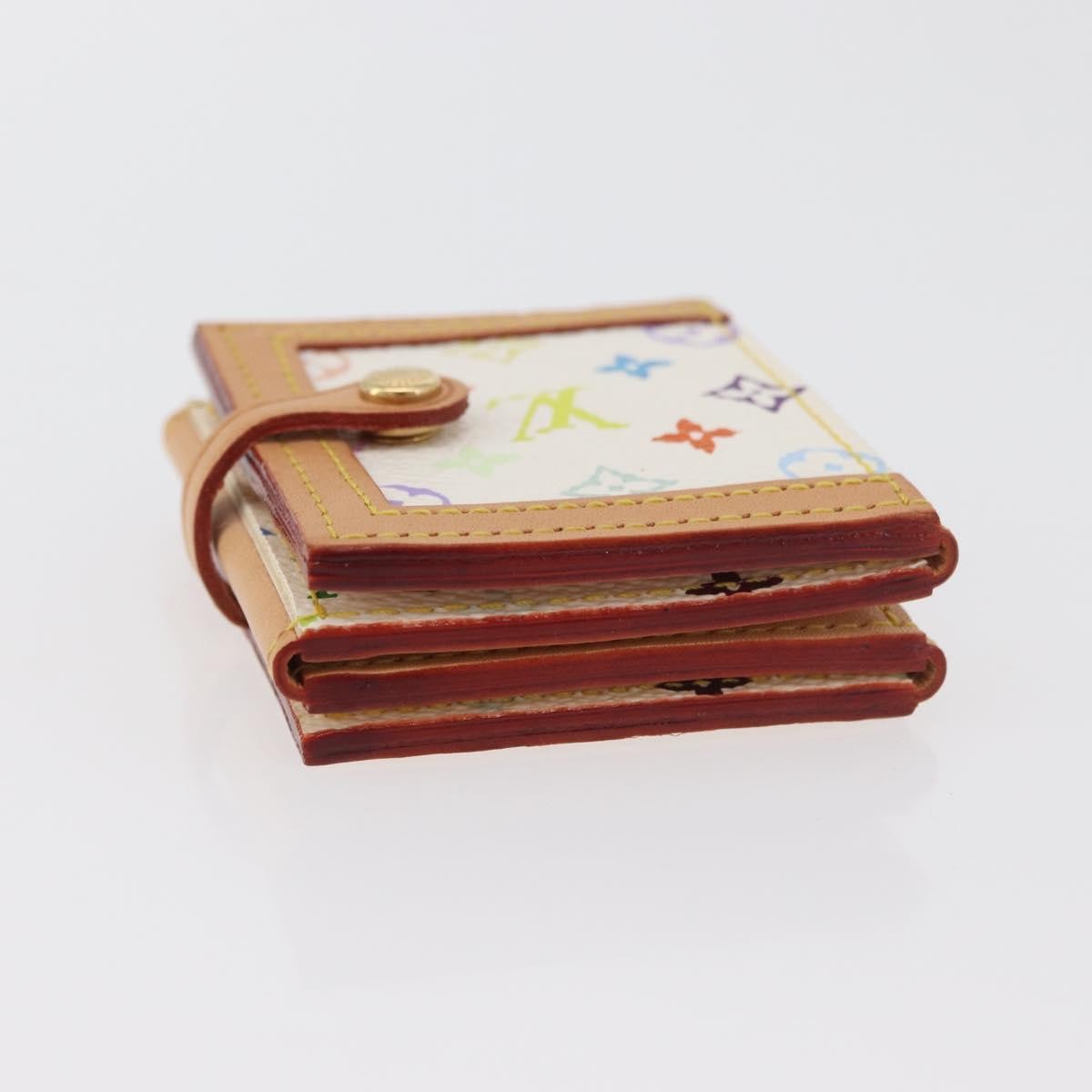 Louis Vuitton LOUIS VUITTON Multicolor Porto Photo 4 Vole Photo Case White M58005 Authentic BAZ610V Bag