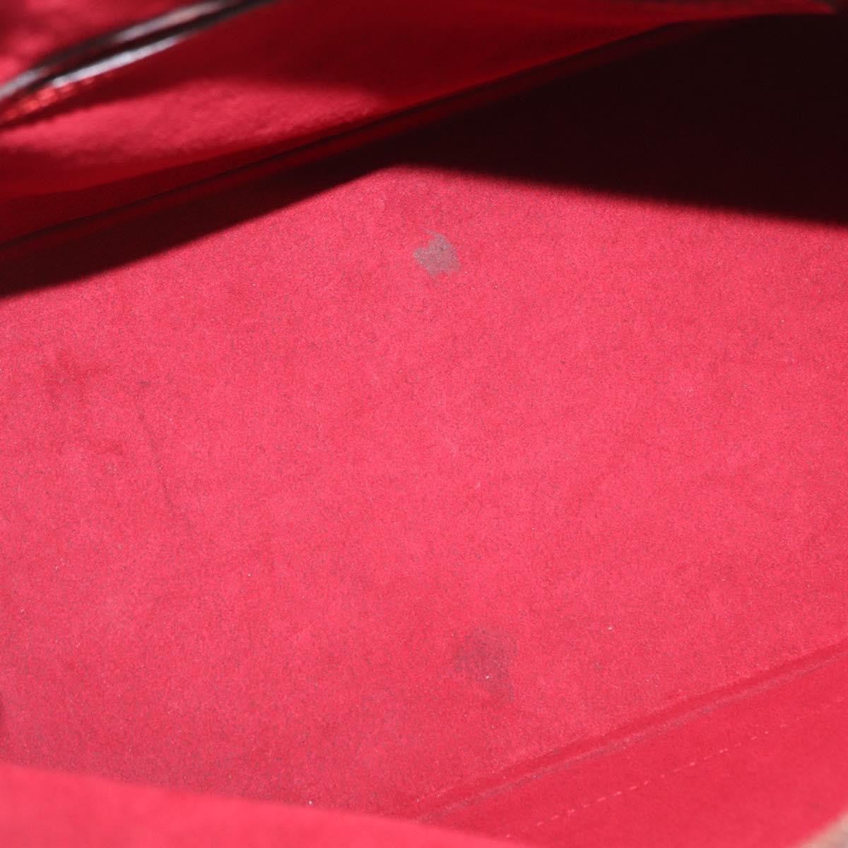 Louis Vuitton LOUIS VUITTON Epi Alma Hand Bag Castilian Red M52147 LV Authentic 158108