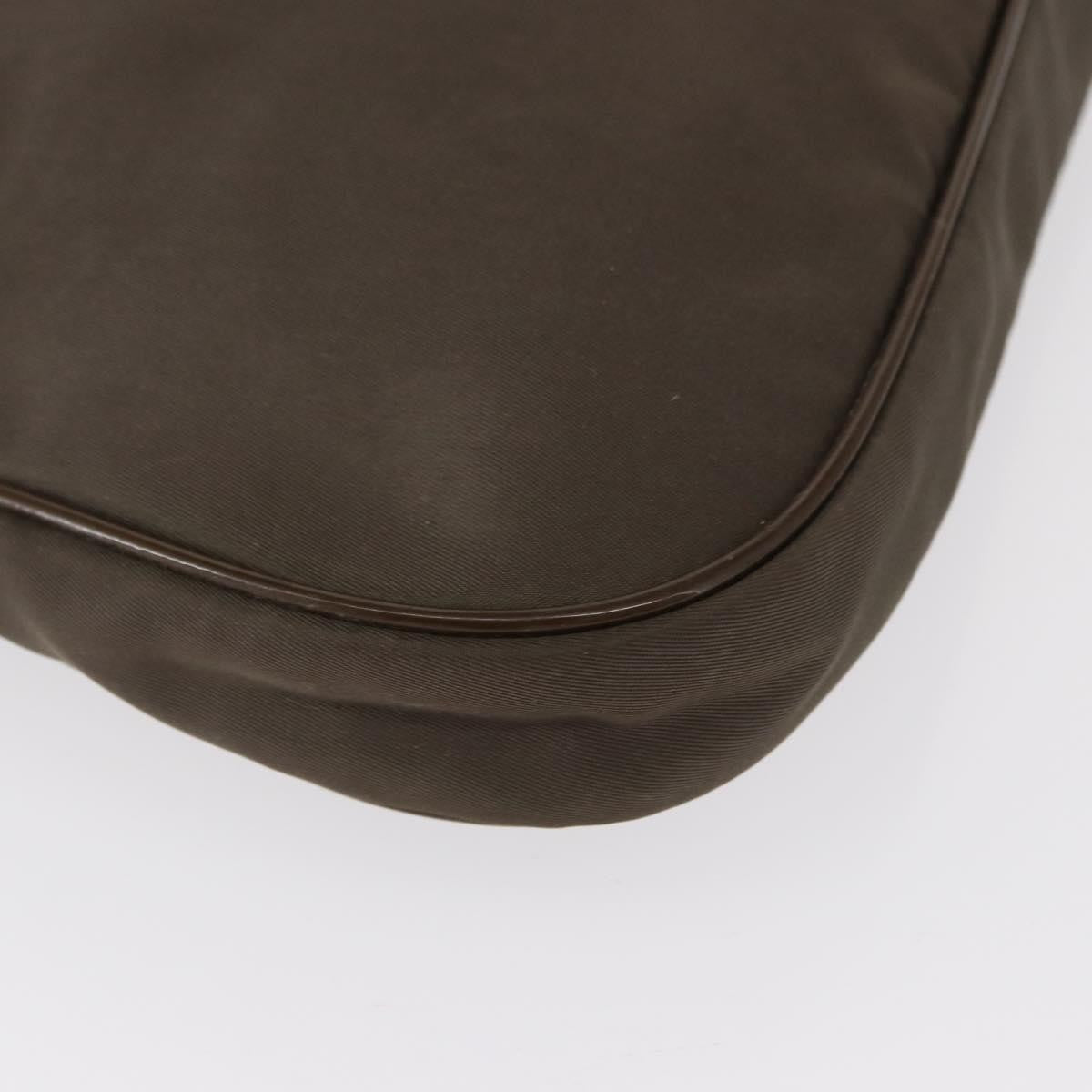 Prada PRADA Shoulder Bag Nylon Brown Authentic 153825