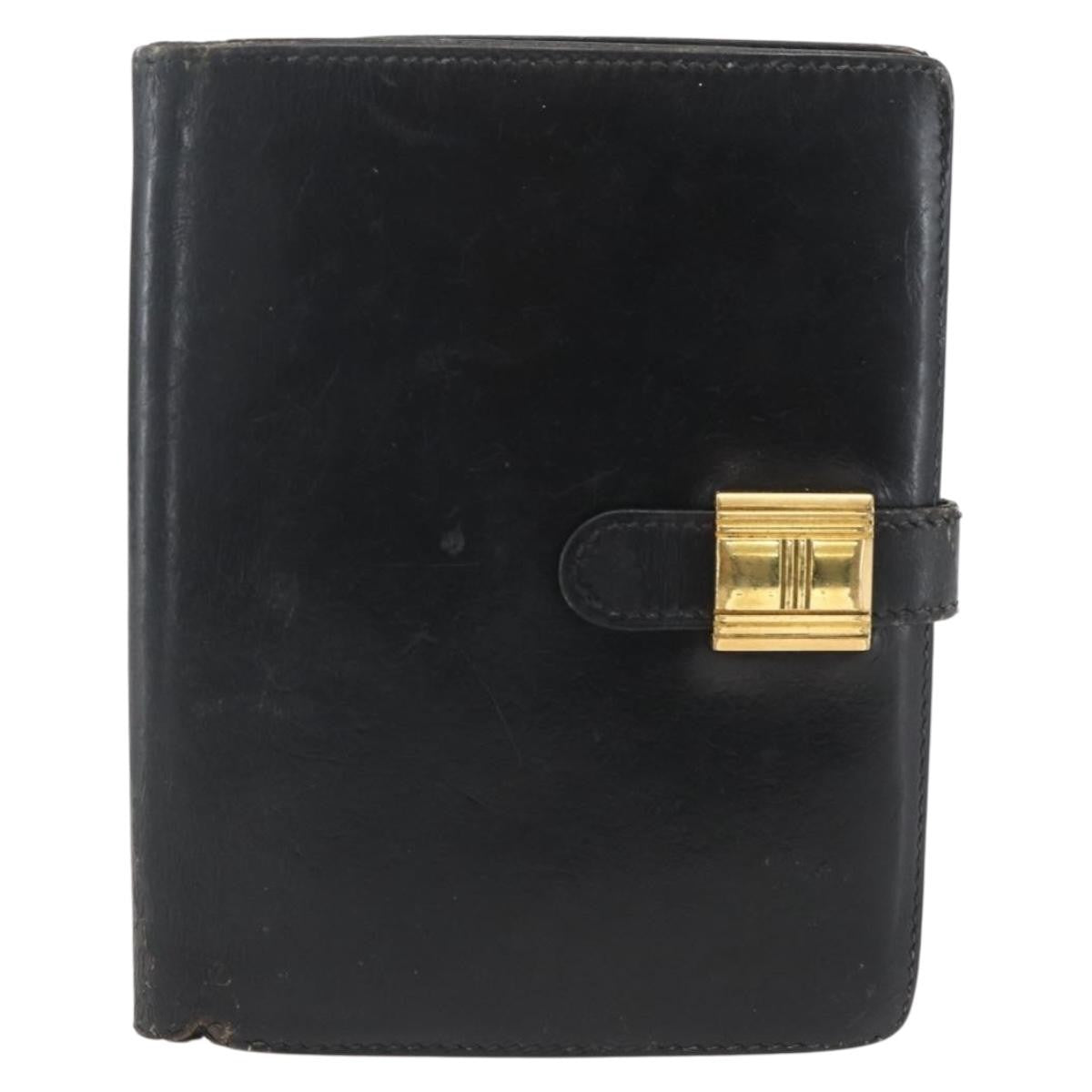 Hermès Hermès HERMES Saumur Diane Wallet Leather Black Authentic bs32957 Bag