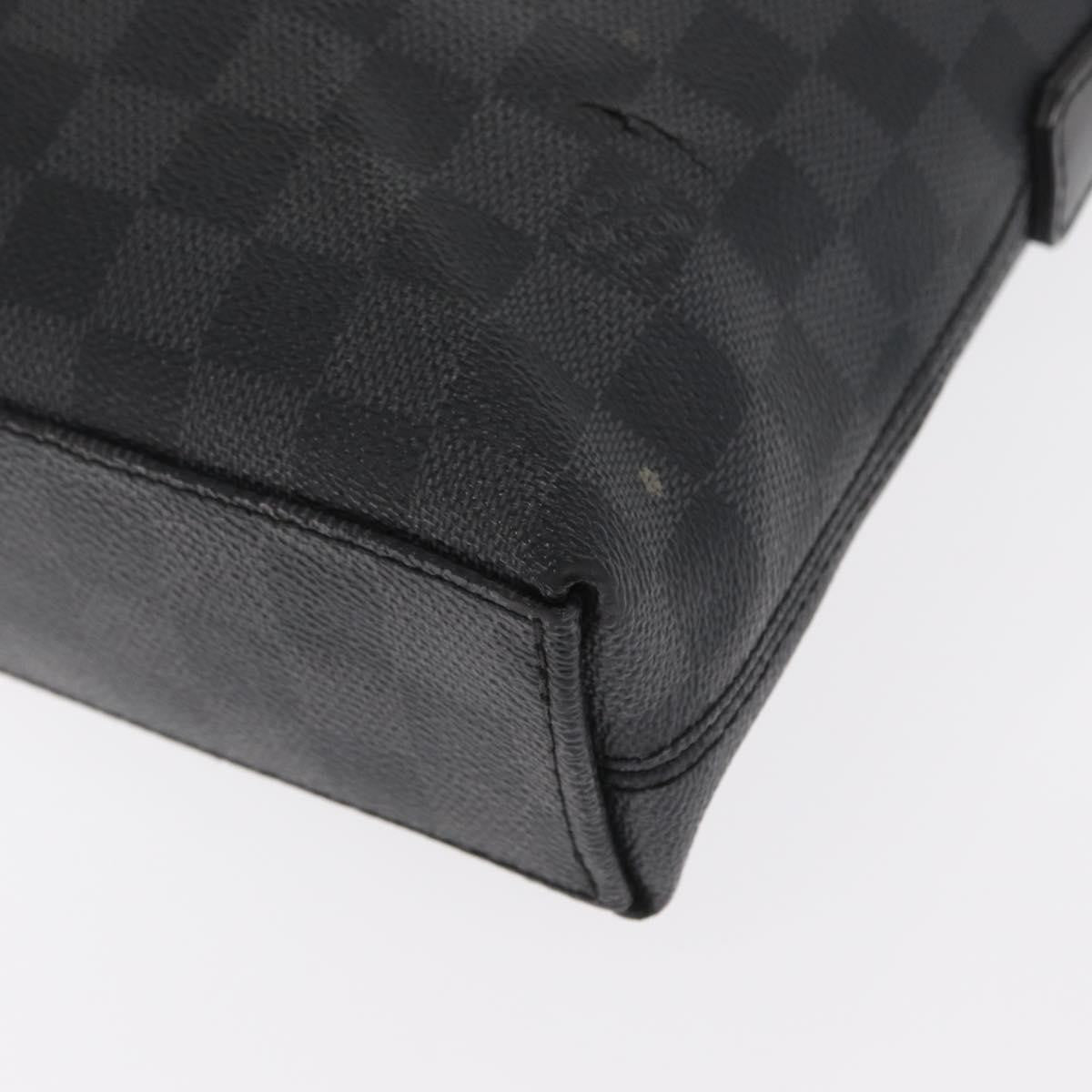 Louis Vuitton LOUIS VUITTON Damier Graphite Porte Documents Jules Bag 2way N48224 Authentic ka1086