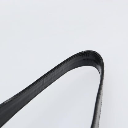 Gucci GUCCI Shoulder Bag Enamel Black Authentic 160485