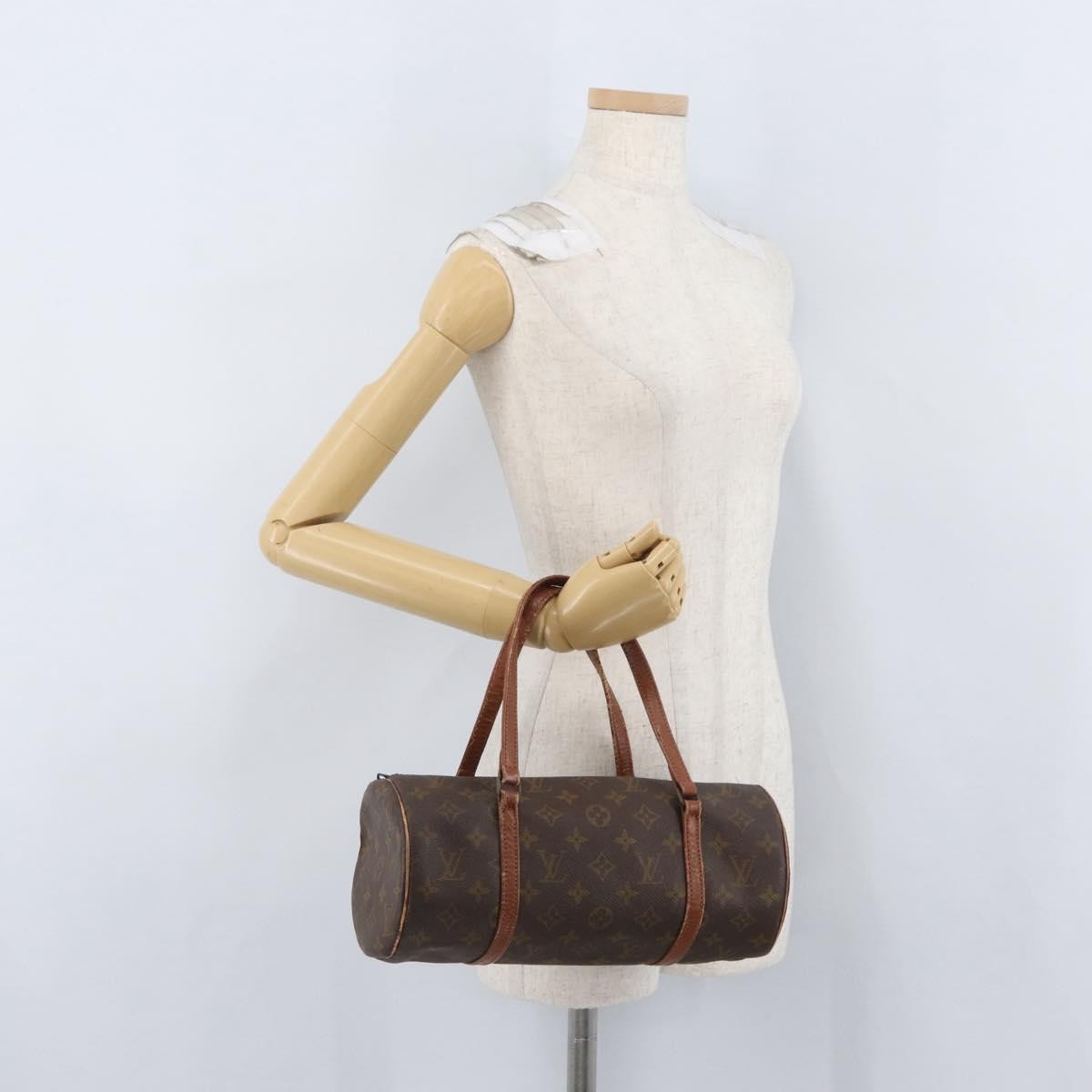 Louis Vuitton LOUIS VUITTON Monogram Papillon 30 Hand Bag M51385 LV Authentic 172715