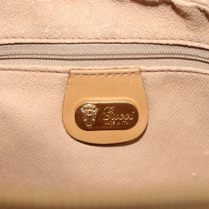 Gucci GUCCI Micro GG Supreme Hand Bag PVC Beige Gold 000 39 0030 Authentic BA2146